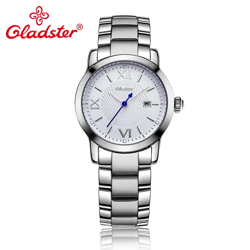 Женские часы Gladster повседневные из нержавеющей стали с золотым