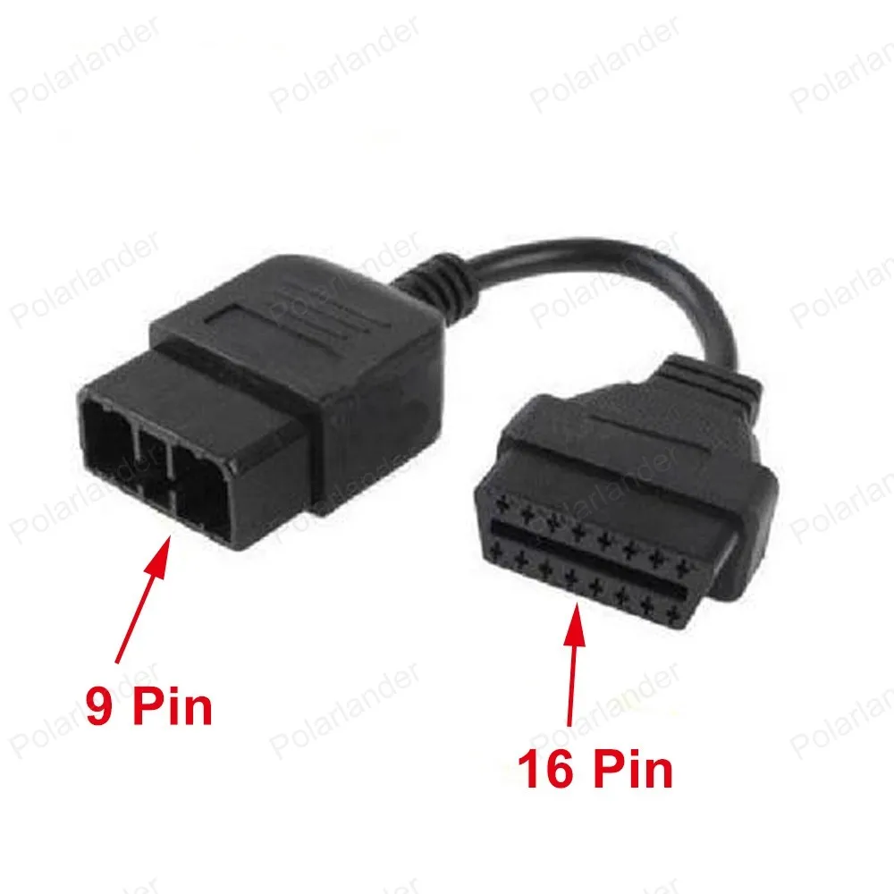 Автомобильный адаптер профессиональный инструмент для Subaru 9pin на 16pin OBD2 кабель