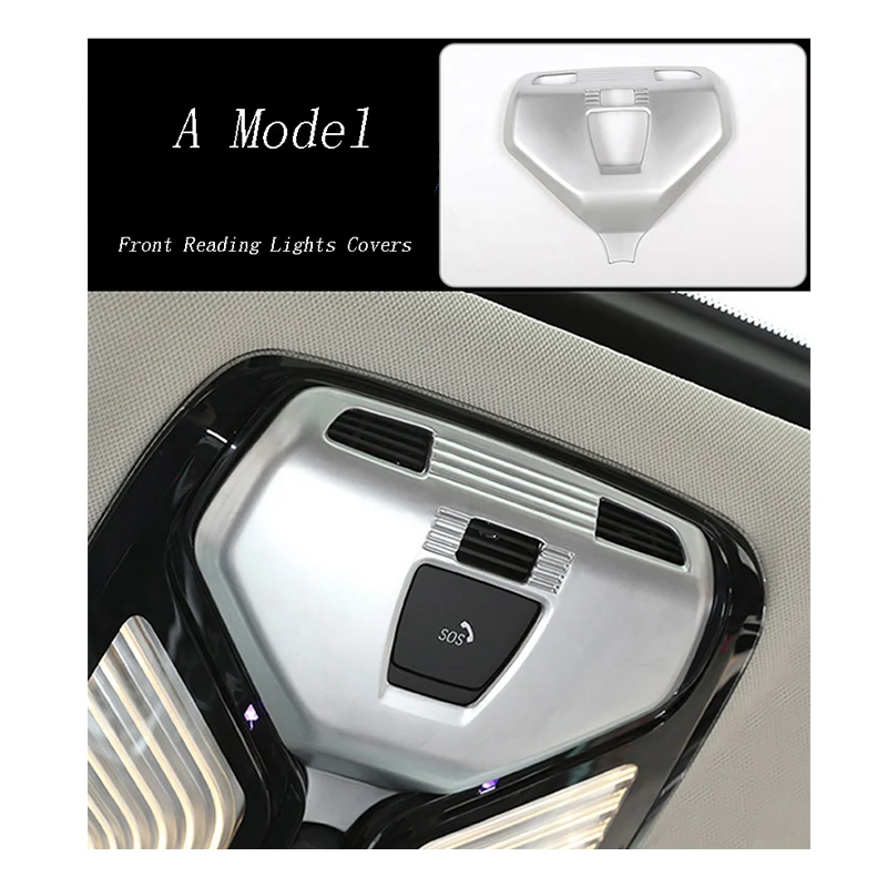 Автомобильный Стайлинг передние лампы для чтения декоративные крышки рамы