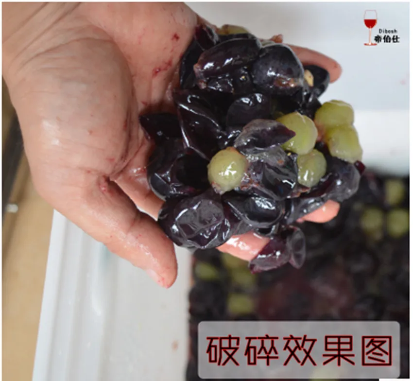 Новинка 2 ролика электрическая дробилка винограда дробильная машина