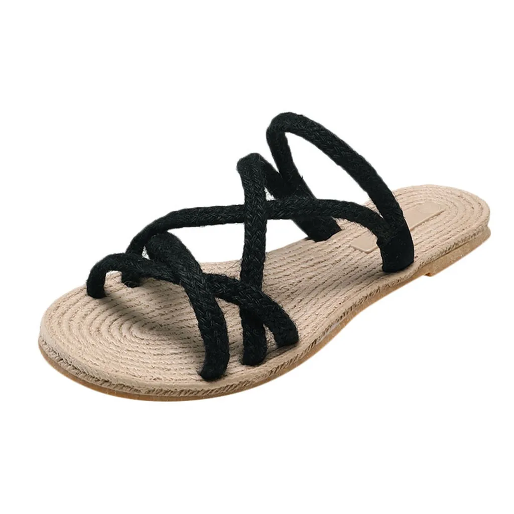 Женские нескользящие тапочки летние женские шлепанцы на плоской подошве