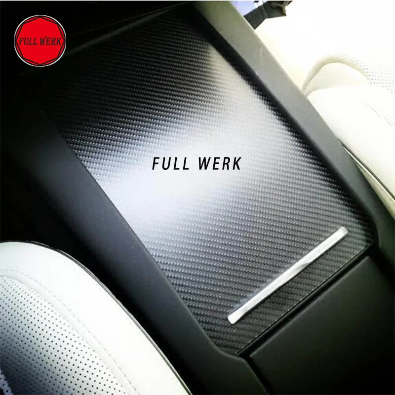 Наклейка на подлокотник центральной консоли Tesla Model S X 1 шт.|interior accessories|box armrestmodel s |