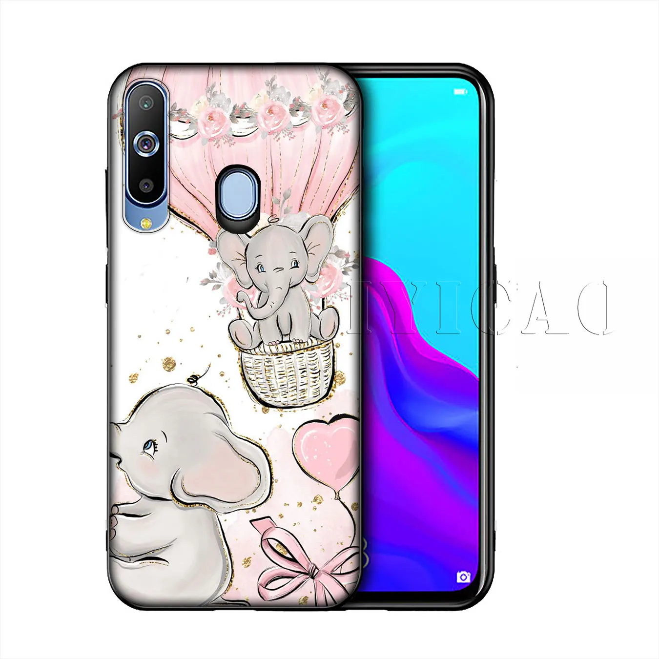 Силиконовый мягкий чехол IYICAO для Samsung Galaxy A10 A30 A40 A50 A70 M10 M20 M30|Бамперы| |