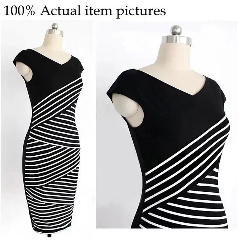 Женщины лето dress для женщин 2017 сексуальный хип полоса карандаш плюс размер