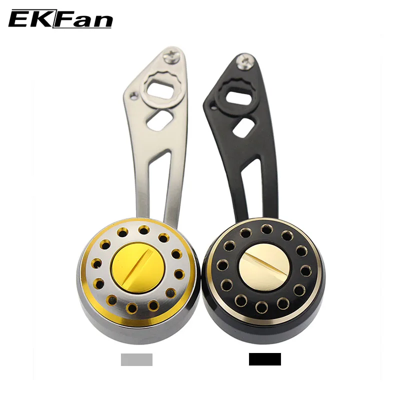 EKFan Aluminum Alloy 2000 Series Knobs Fishing Reel Handle For ABU DAIWA Saltwater Baitcasting Tackle Tools Left Ri | Спорт и