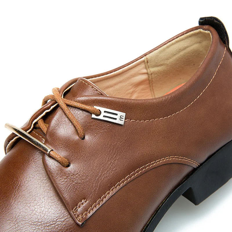 Мужские деловые туфли мягкие кожаные оксфорды Высококачественная Мужская