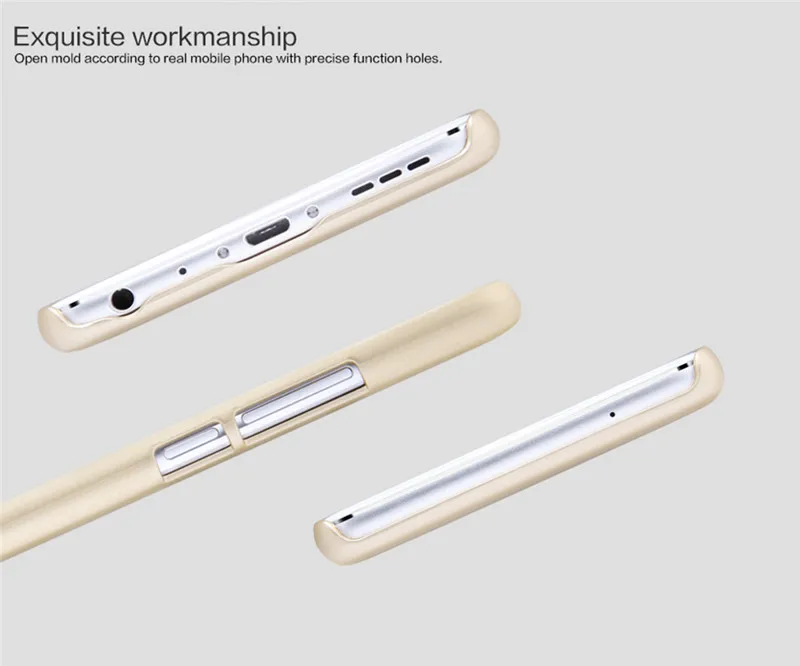 [Для Meizu M5 Примечание] Nillkin Матовый Экран матовый Case Hard Cover + Протектор для
