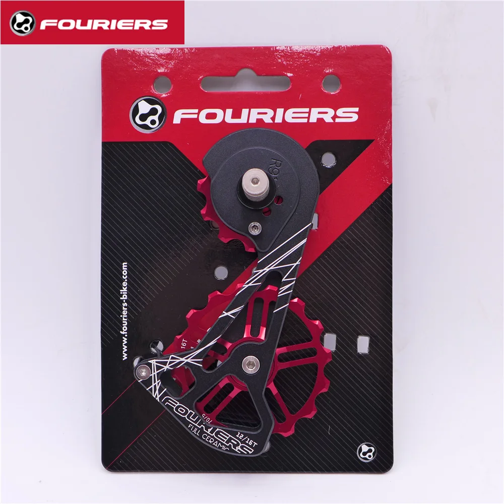FOURIERS OSPW система для SHIMANO RD-R9100/R9150/R8000/R8050 красный черный негабаритный колесный керамический подшипник