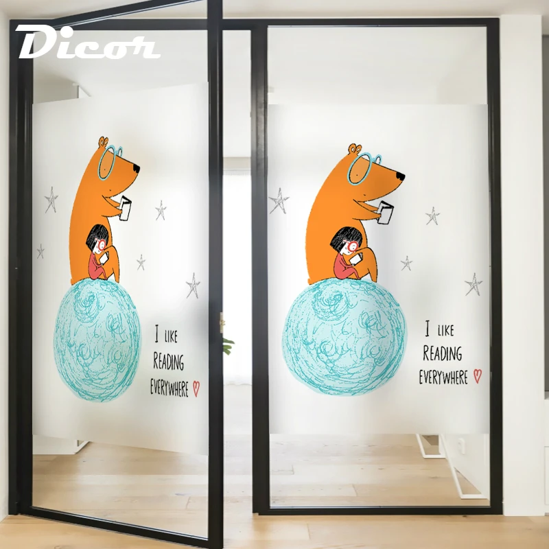 Dicor DIY Стекло плёнки окна стикеры Прозрачный Непрозрачный творческий для Декор