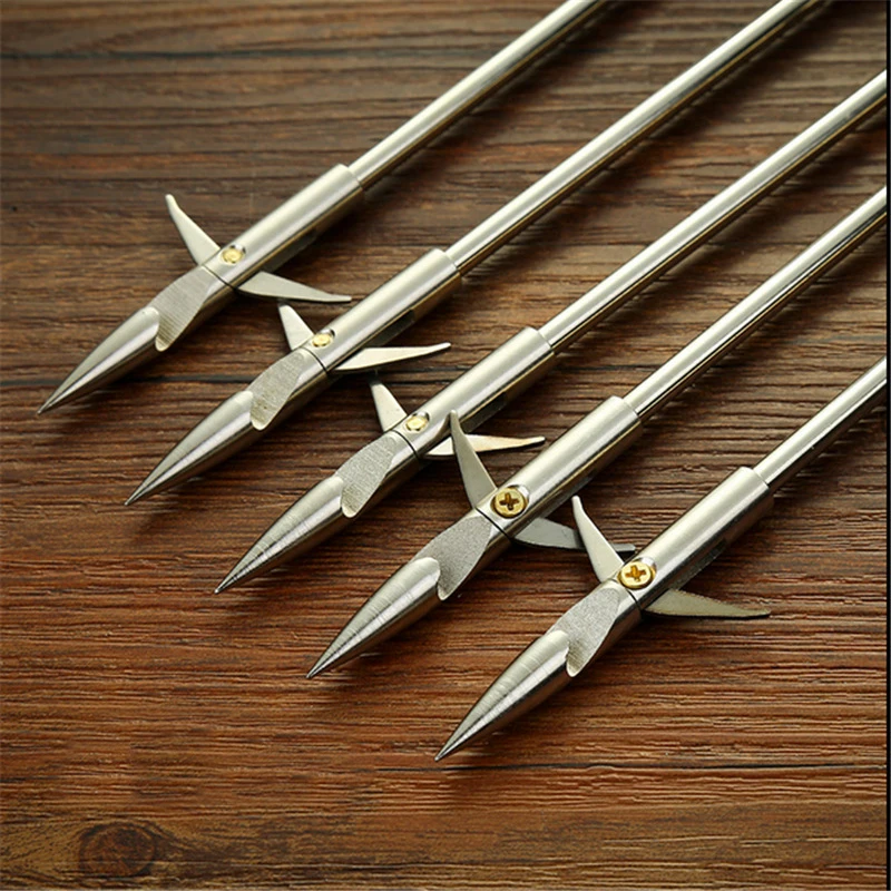 1 шт. рыболовная стрела из нержавеющей стали для рогатки катапульты серебристая