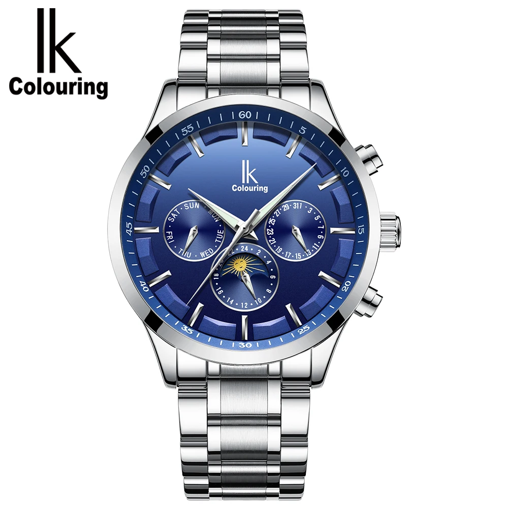 Мужские часы IK окрашенные Роскошные автоматические с автоподзаводом