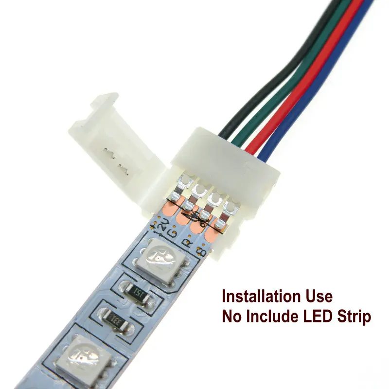 Светодиодная лента RGB 4pin 10 мм 5 шт./лот|connector|connector pitchconnector rca |