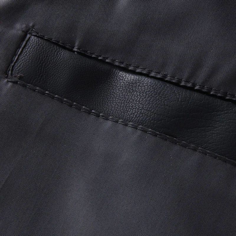 Куртка мужская кожаная деловая Повседневная брендовая замшевая из ПУ кожи 4XL