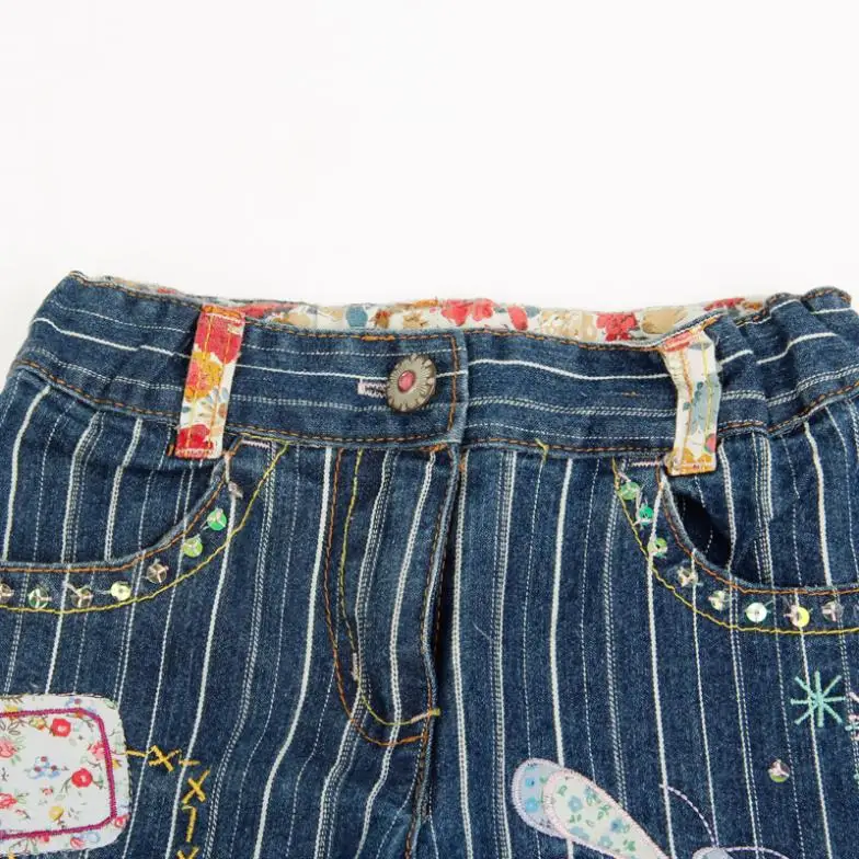 autumn summer baby clothing children's wear kids peppa pig boys jeans with denim embroidery hot sales free shipping G2939#|jeans fasion|jean