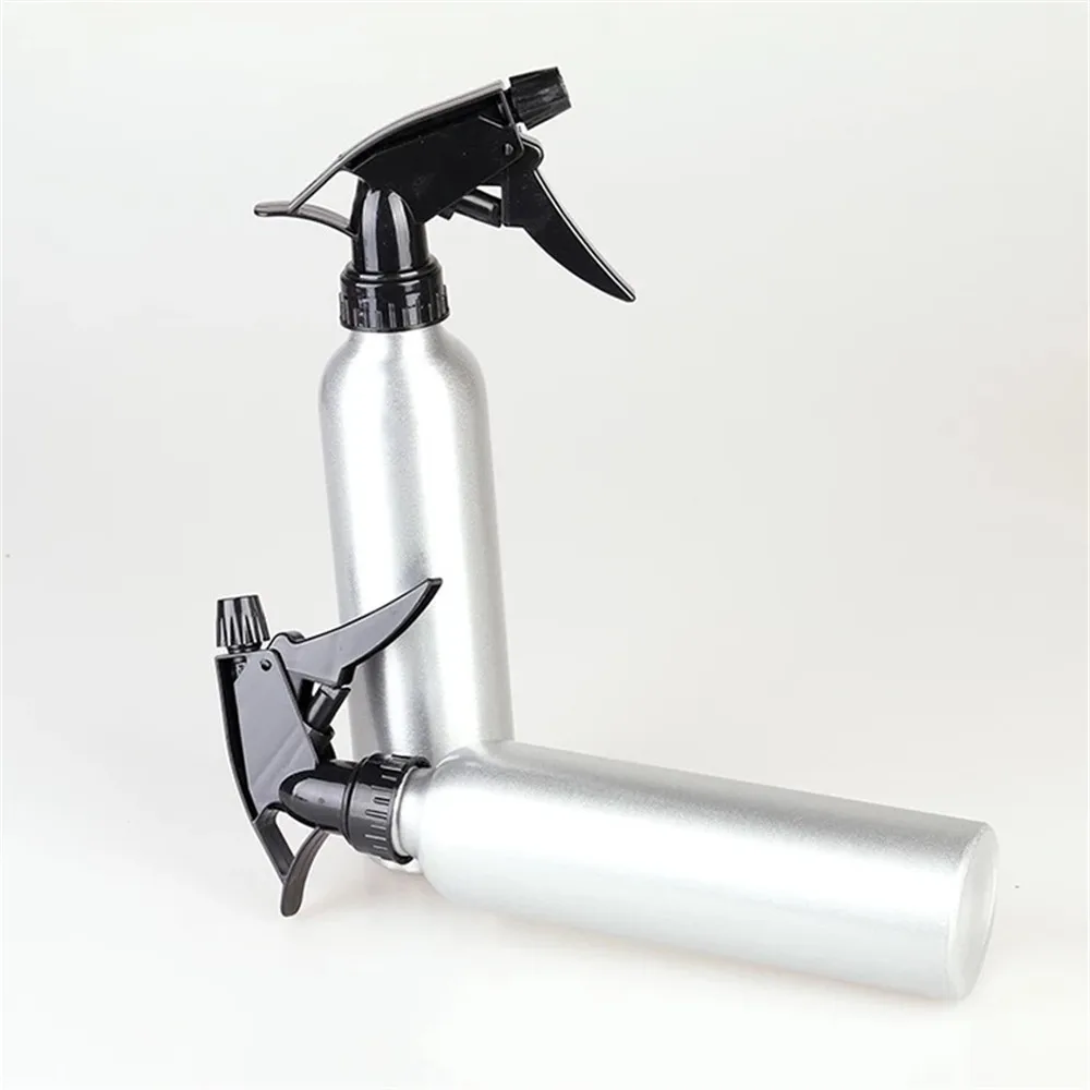 Серебристая алюминиевая бутылка с распылителем воды для тату-машинки набор