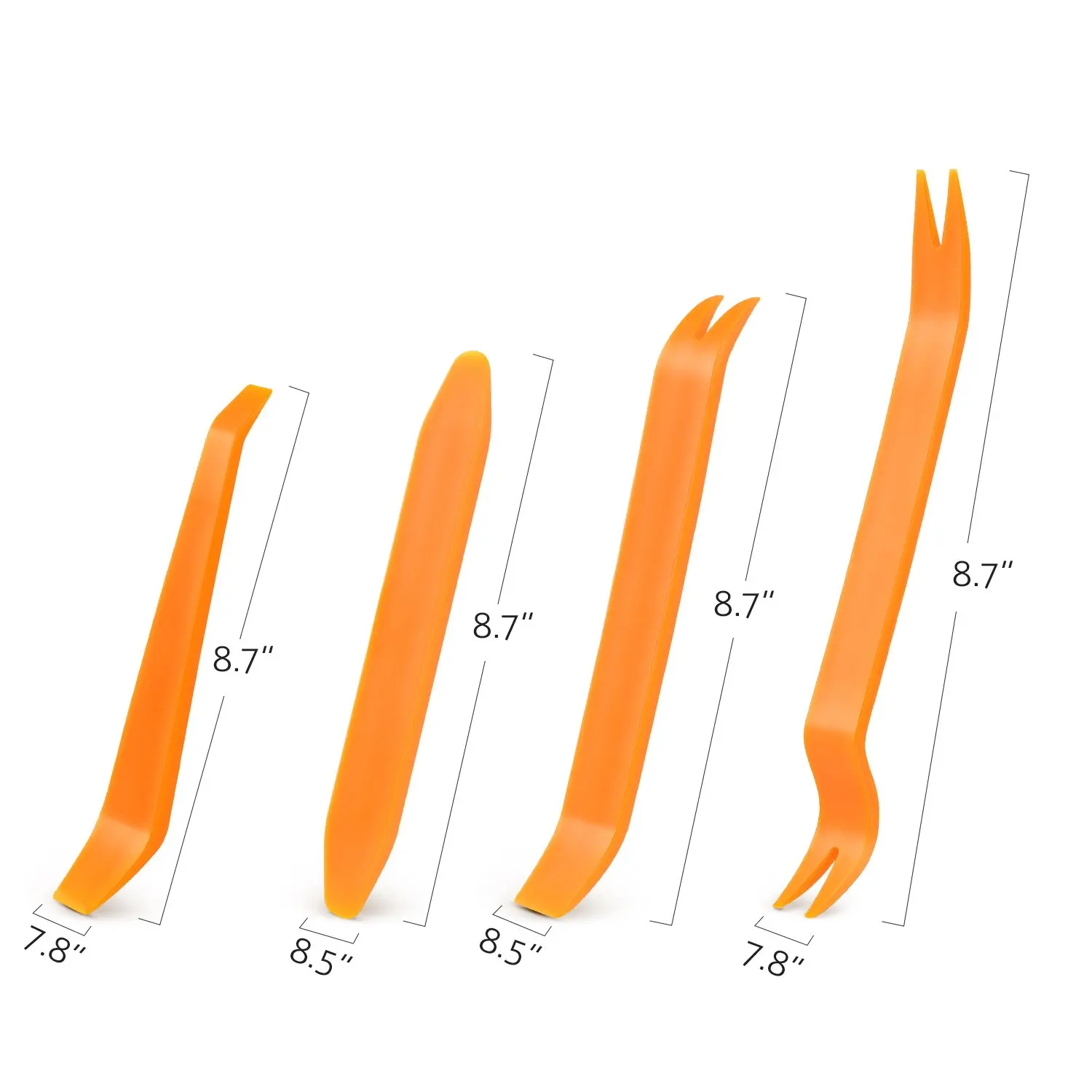 4 шт. портативный автомобильный радиоприемник панели двери зажим отделки