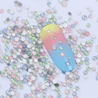 1 пакет красочных 3D ногтей опал Стразы с плоским дном разные размеры 4 вида цветов 3 Размер блестящие ногти искусственные украшения инструменты для творчества