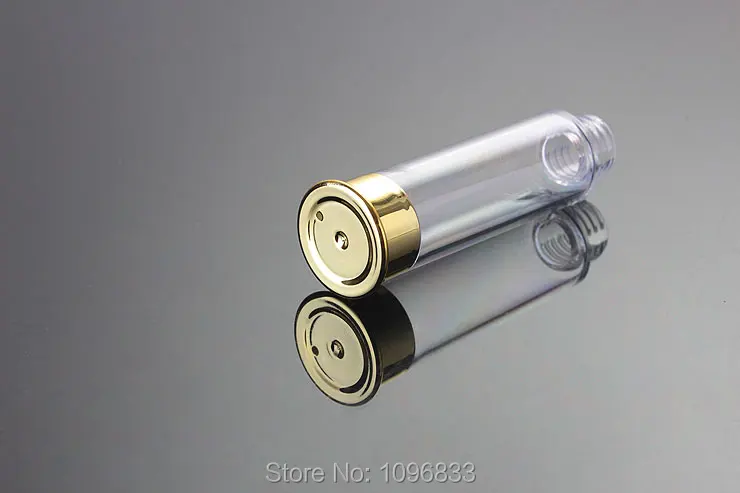 Gold Color Airless Pump Bottle 10ML Vacuum Cosmetic Packaging 10g Essence Latex Stoste Packing 100pcs/Lot | Красота и здоровье