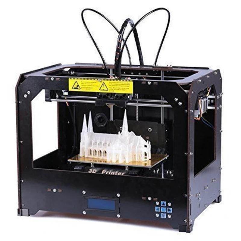 2019 обновленная полная 3D extrusora Dual + boquilla impresora 3d de dos рабочие цвета/отправить 0 3 кг Abs o