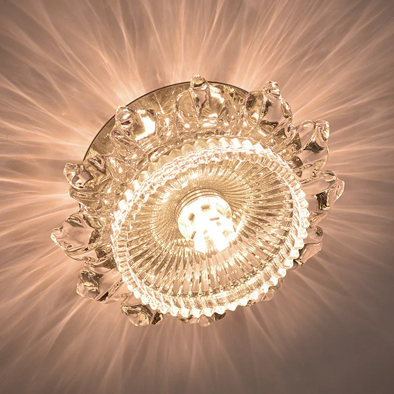 Современные Хрустальные потолочные светильники Colorpai светодиодные лампы для