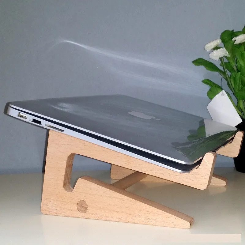 Новейшая элегантная деревянная подставка для MacBook Air/Pro thinkpad dell hp ноутбука