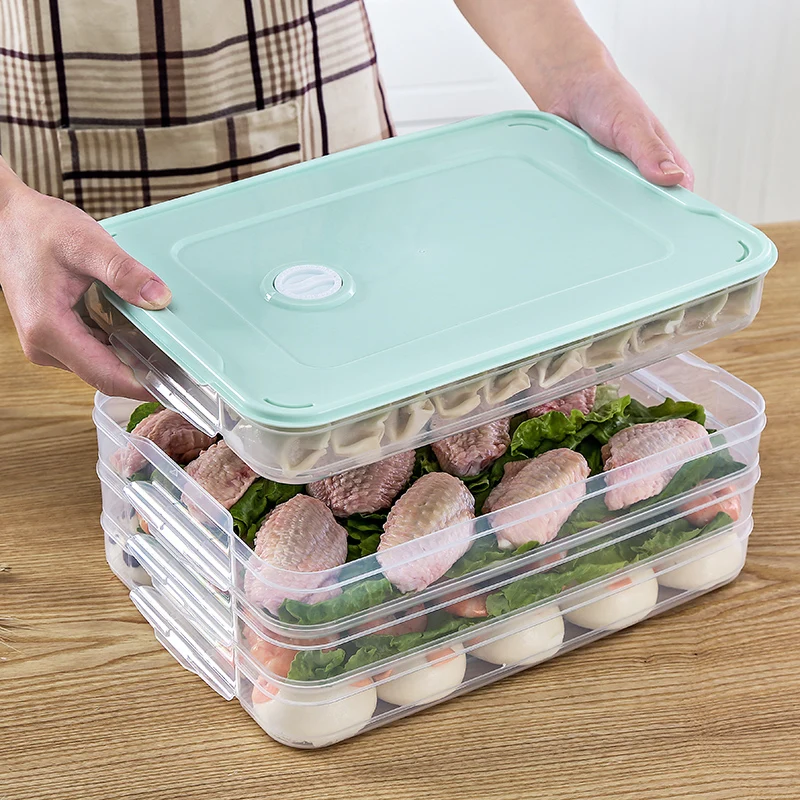 Холодильник пельмени коробка для хранения с крышкой пластик морозильник