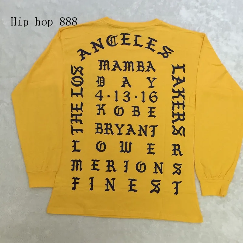 QoolXCWear Kanye West футболка с длинными рукавами и надписью «I Feel Like Kobe»