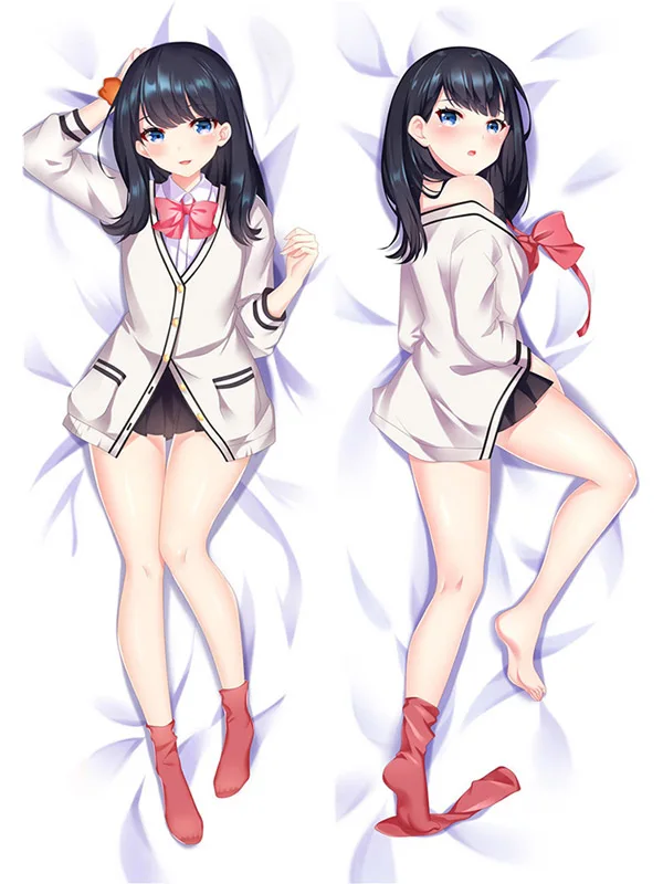 [SSSS. GRIDMAN] Takarada Rikka аниме подушка для тела 3d двустороннее постельное белье обнимающее тело наволочка gitfs - Цвет: Красный