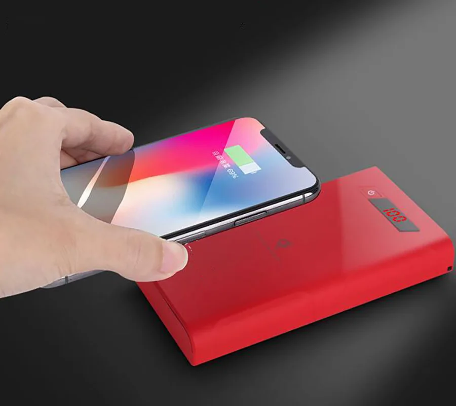 2019 Новое поступление Qi Беспроводное зарядное устройство 10000 мА для iPhone X 8 Plus Samsung