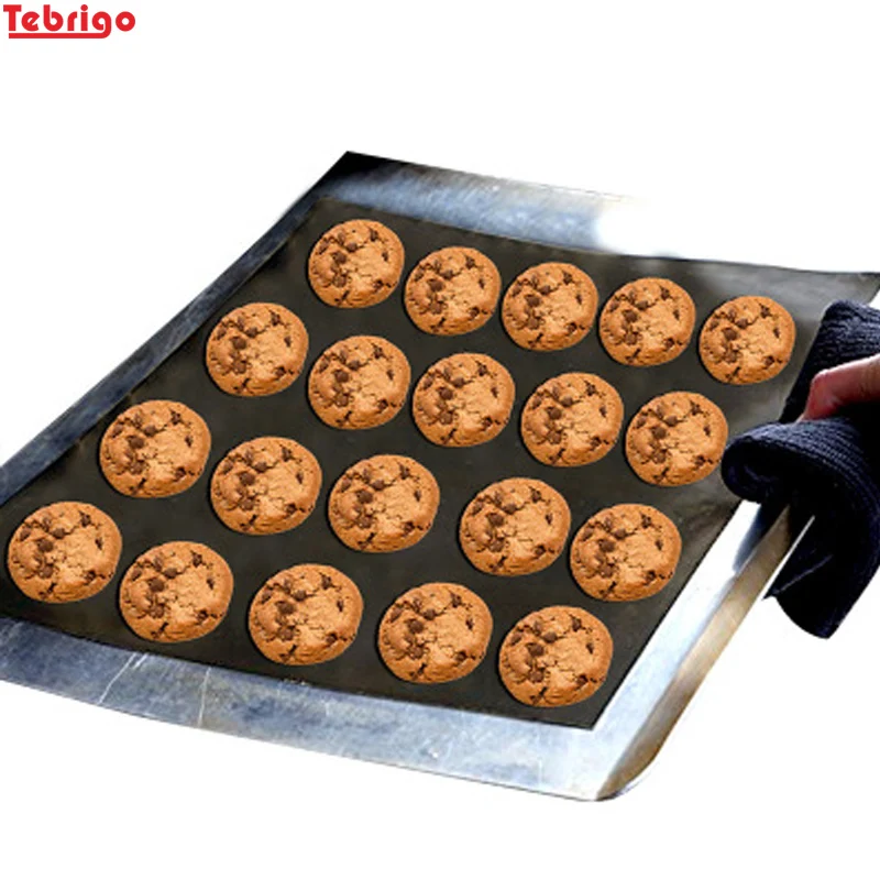 Tebrigo BBQ Grill Mat Non-stick 0.2mm Extra thick Baking Heat Resistant Grilling Reusable Easy to Clean | Дом и сад