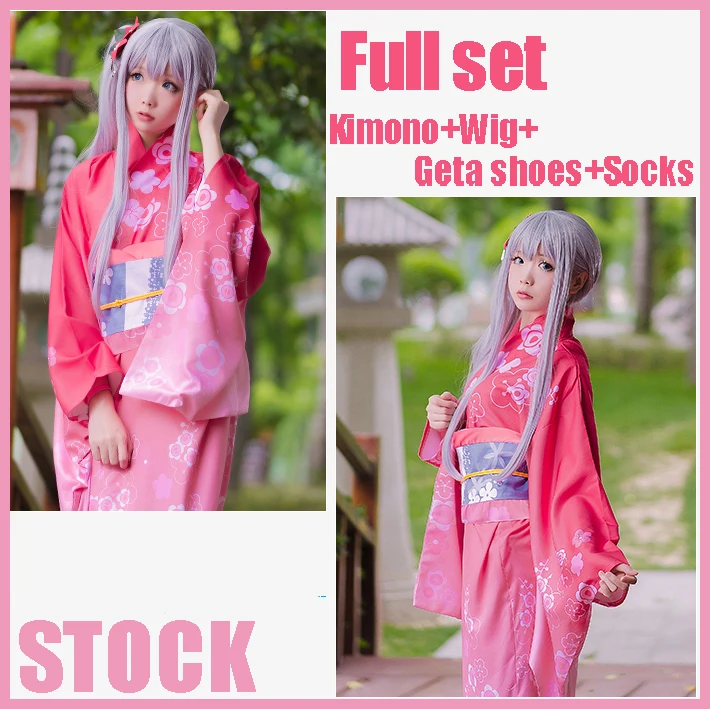 [Фото] [полный комплект + парик сандалии гэта туфли носки] 2017 аниме &quotEromanga Sensei&quot