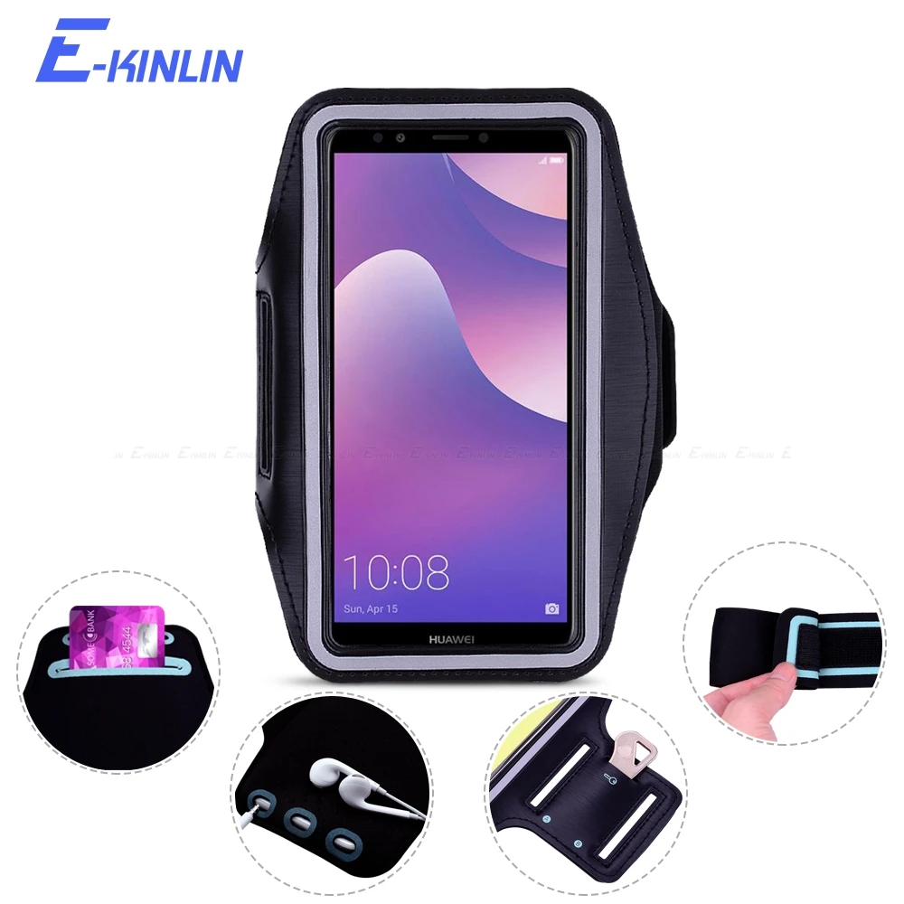 Открытый нарукавный чехол для телефона для HuaWei Y7 Y5 Y3 Y6 Y9 III II Lite Pro Prime спортивная сумка для бега