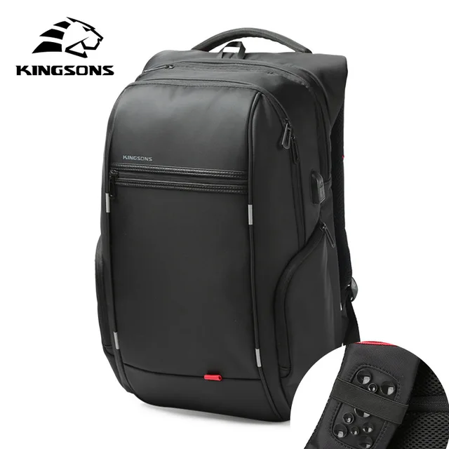 Kingsons3140 Mochila водонепроницаемый рюкзак для ноутбука 17 дорожные сумки рюкзак школьный Многофункциональный рюкзак с usb зарядкой - Цвет: Model A sucker