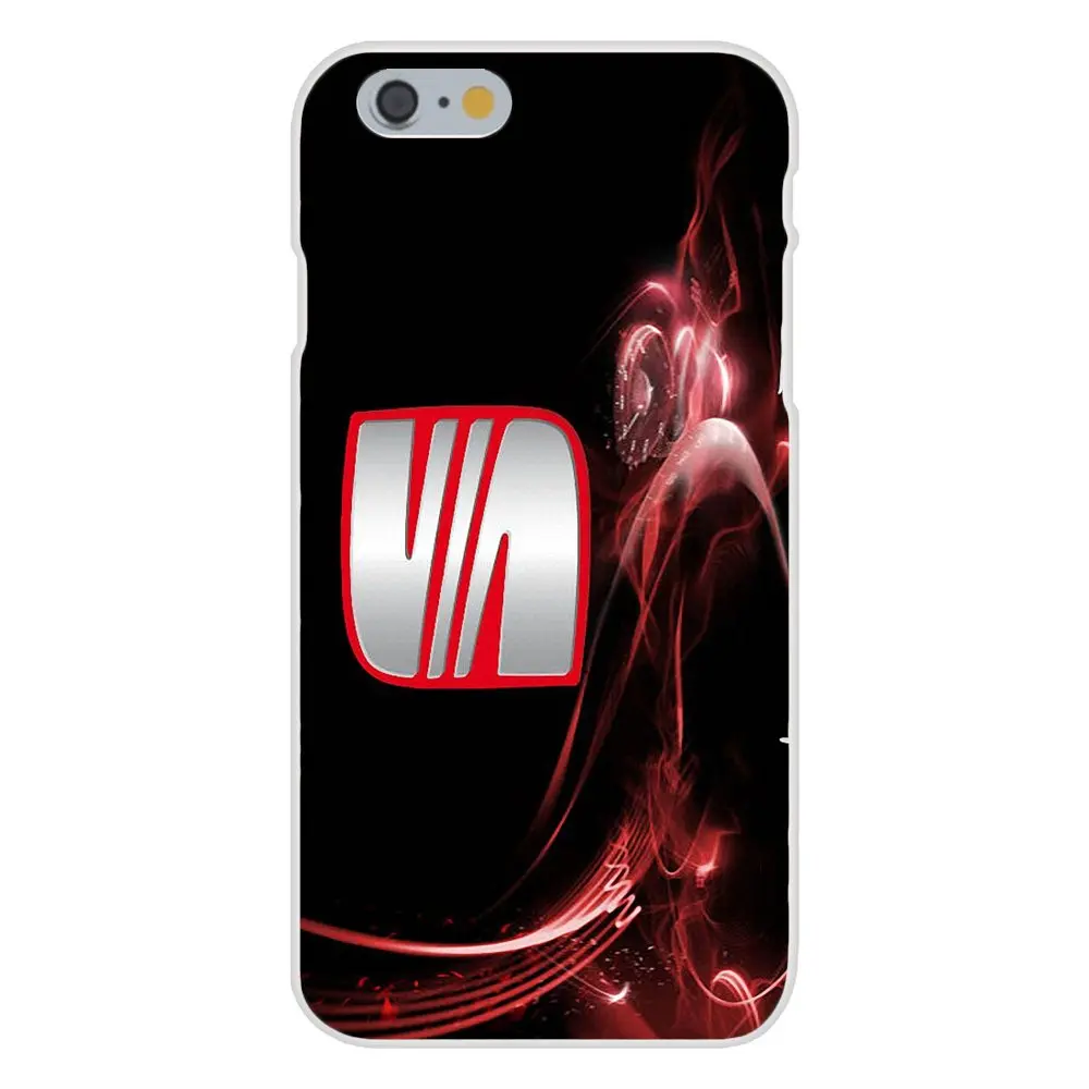 Seat Logo для Apple IPhone X XS Max XR 4 4s 5 5C 5S SE 6 6 S 7 8 Plus Ультратонкий чехол для телефона с мультяшным рисунком - Цвет: as picture