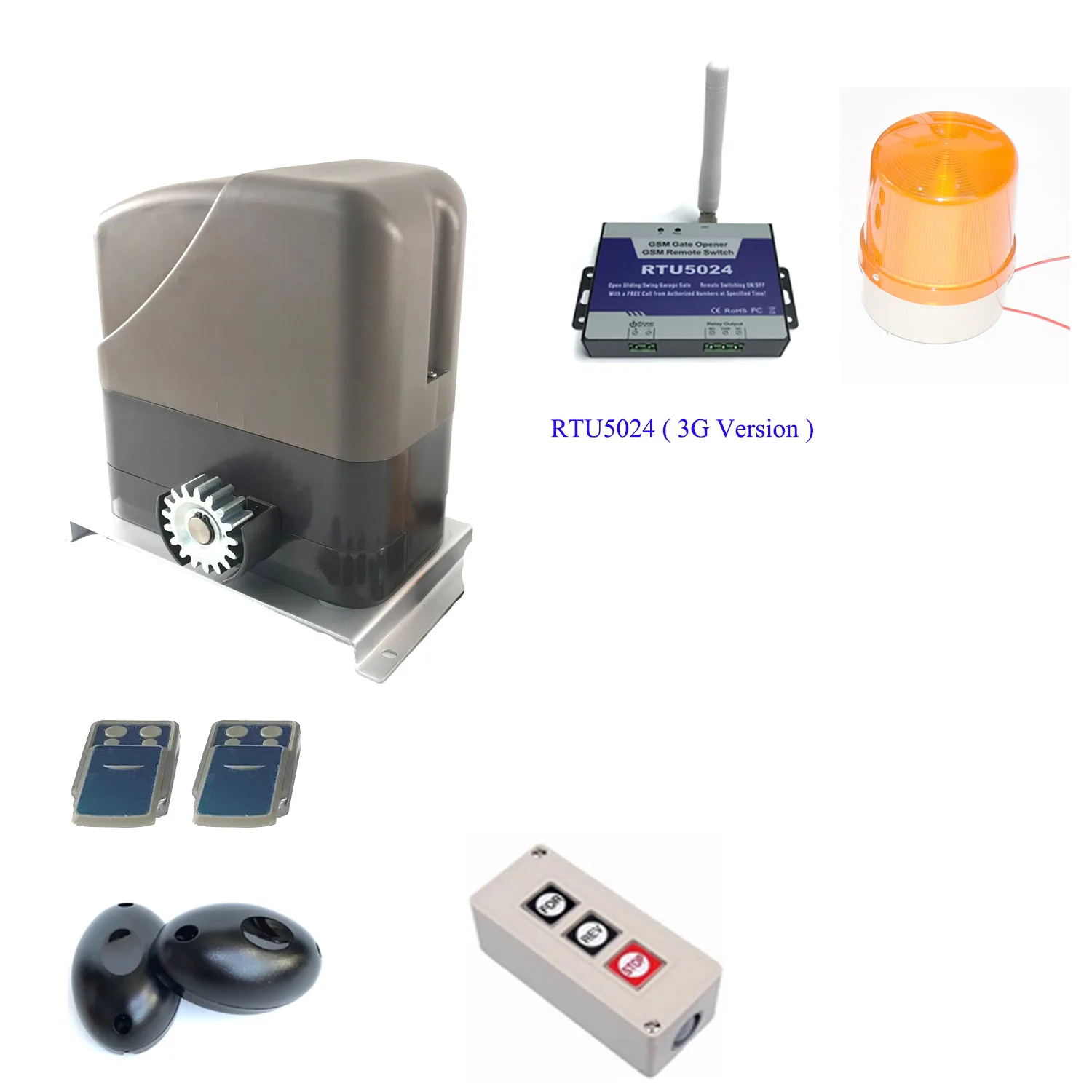 kit 9 800 кг автоматическая для раздвижных дверей, ворот открывалка мотором 12В автоматические электрические открыватели-закрыватели ворот с передатчики GSM переключатель комплект 110 v/220 V - Цвет: kit 9