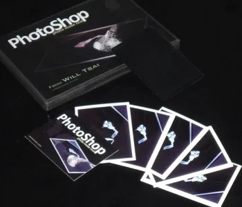 Бесплатная доставка! Фотошоп (DVD и Gimmicks)-магический трюк ментализм карты веселье