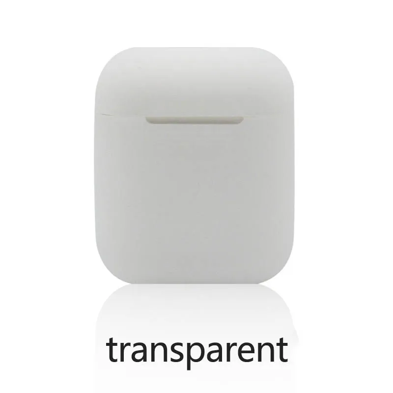 transparent Силиконовая Bluetooth коробка для наушников мини беспроводные наушники защитная коробка спортивные наушники беспроводные наушники - Цвет: transparent