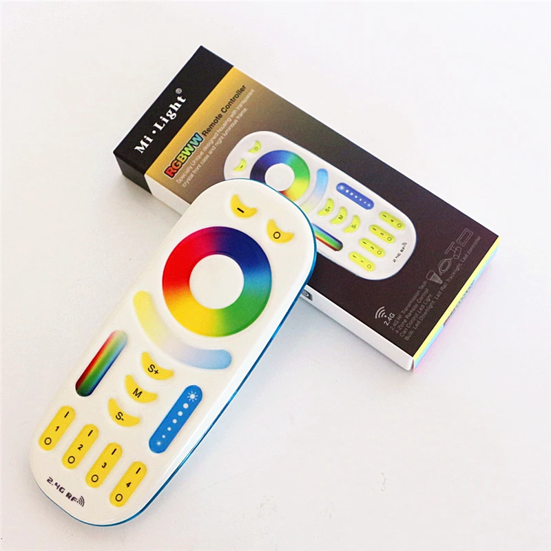 1 шт. беспроводная Светодиодная лампа 2 4G с 4 зонным сенсорным экраном|led remote