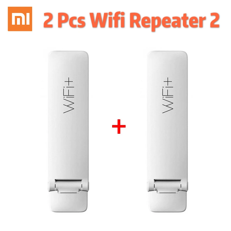 2pcs Wifi Repeater В Xiaomi wifi повторитель 2 усилитель расширитель 2 Универсальный Repitidor Wi-Fi удлинитель 300 Мбит/с 802.11n Беспроводной - Цвет: 2pcs Wifi Repeater