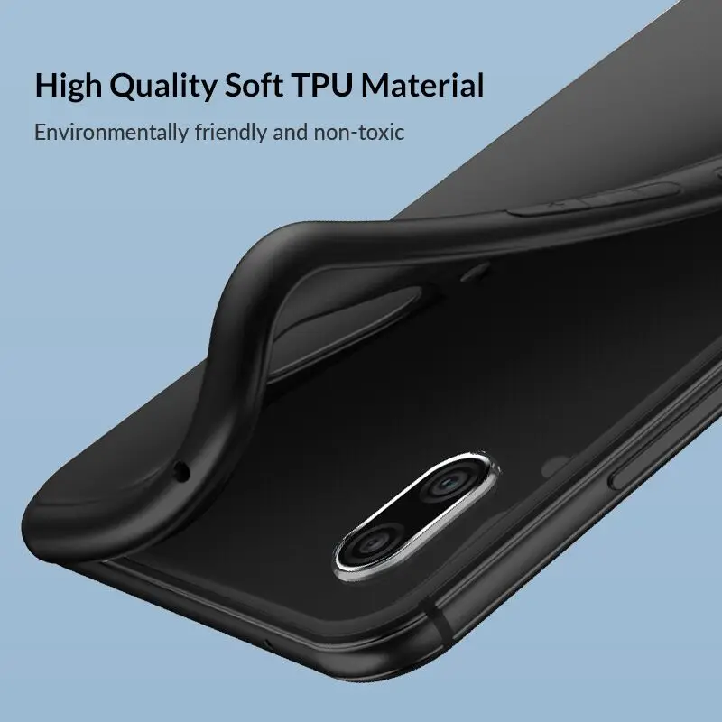 Чехол для телефона TOPK Мягкая тонкая Задняя накладка чехла из ТПУ Для xiaomi Mi8 Lite Max 3