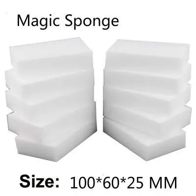 

150pc 10*6*2.5cm!Magic melamine sponge eraser cleaner.White sponge block for dish cleaning/kitchen washing/toilet sanitary-51