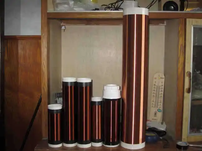 Катушка tesla (генератор) вторичная катушка для катушки диаметр 110 мм высота 50 см |