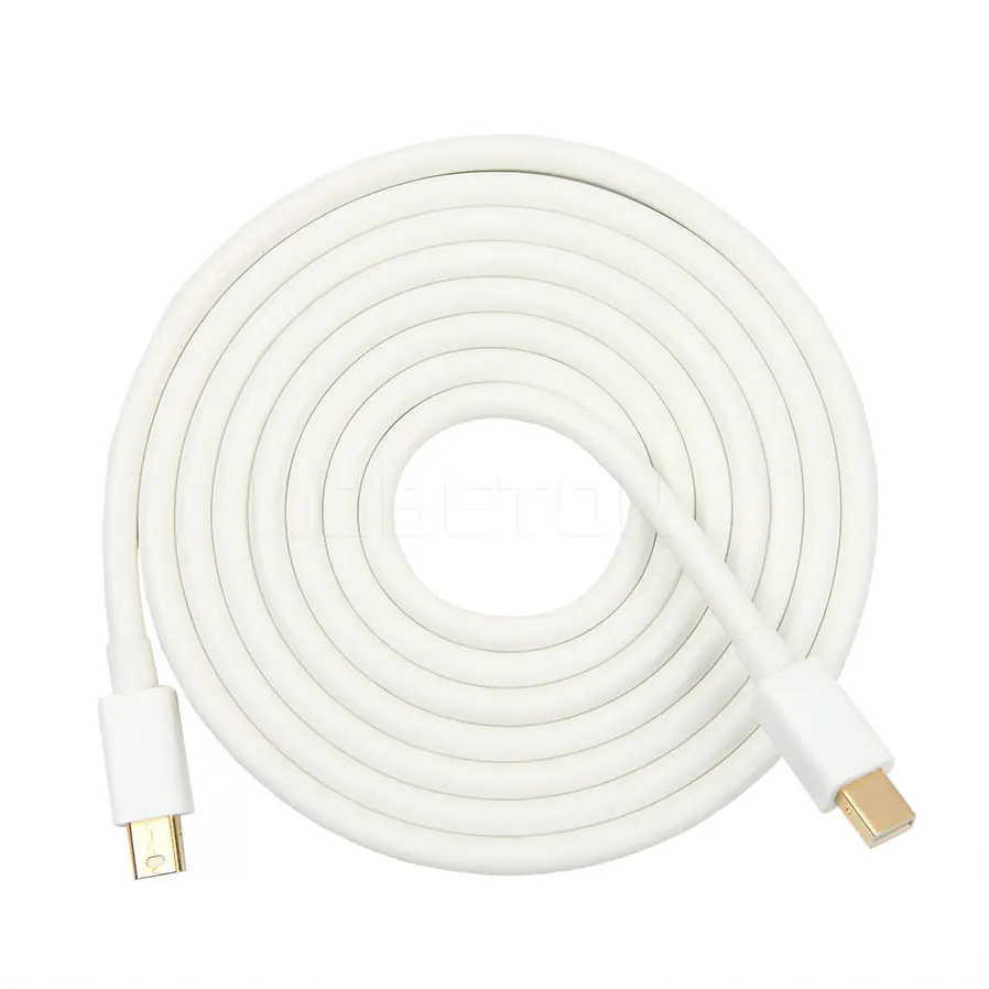 Kebidu 6 футов 1 8 м мини дисплей порт DP MaleTo мужской удлинитель кабель Thunderbolt разъем |