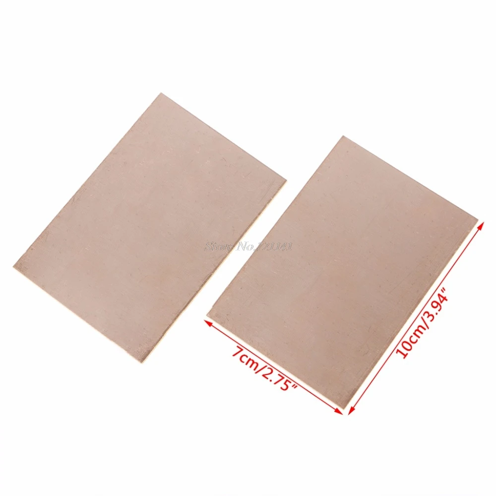 10 шт. 7x10 см FR-4 односторонняя DIY пайка прототип печатная плата Односторонняя печатная плата