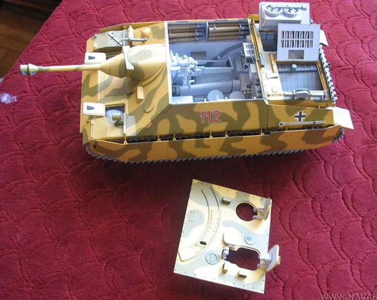 Высококачественный Комплект бумажных 3D моделей jagdpanzer F из Германии Второй