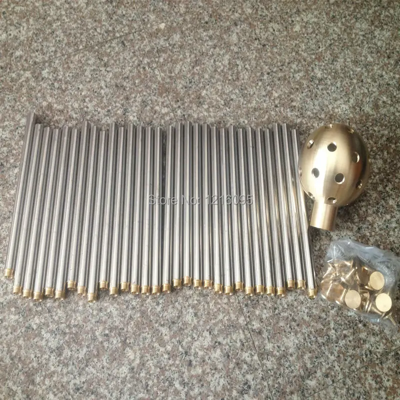 Латунные 1 &quotDN25 хрустальный шар водяной фонтанные форсунки для бассейна|fountain