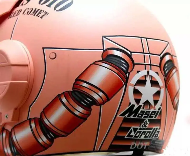 NEW style 610 Pink Gouda Zach MASEI motorcycle helmet IRONMAN Iron Man open face casque motocross | Автомобили и мотоциклы