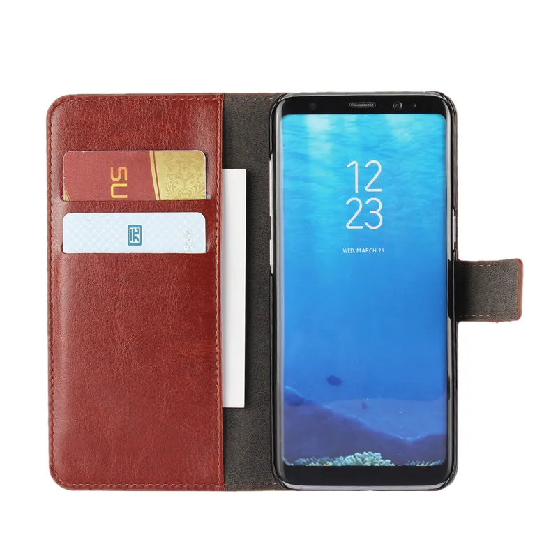 Для samsung Galaxy S4 S5 S6 S7 край S8 S9 Plus Note 8 A5 J3 J5 J7 США ЕС Версия дизайн корпуса чехол-кобура из искусственной кожи чехол