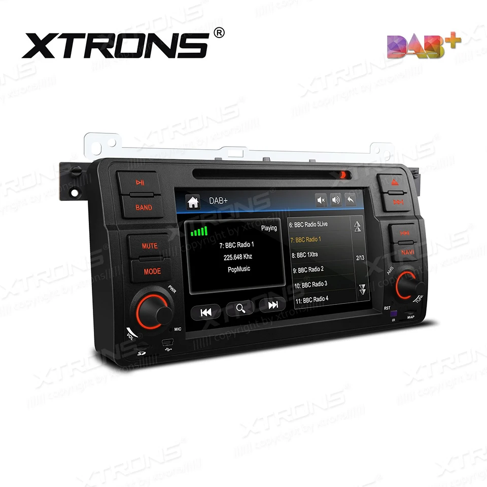 Автомобильный DVD плеер DAB + 1 Din 7 дюймов GPS для BMW E46 Sedan Coupe Convertible Touring Hatchback M3 Rover 75 MG ZT