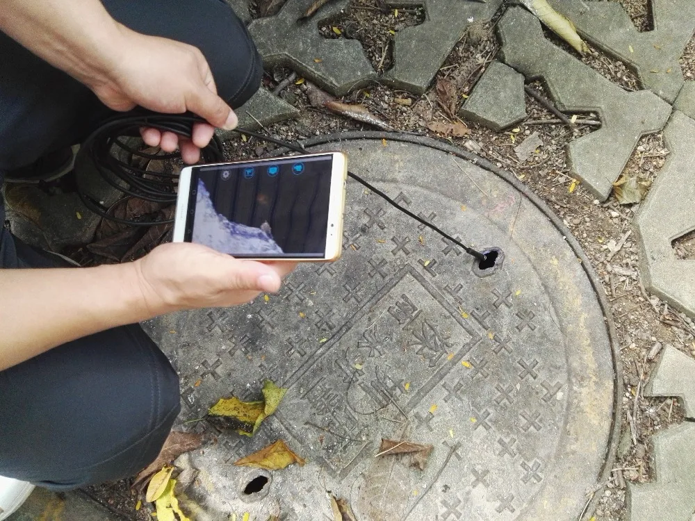 Эндоскоп камера без батареи wifi и usb с Android IOS Endoscopio 720P инспекционная бороскоп трубчатая камера 8 светодиодный 8 мм